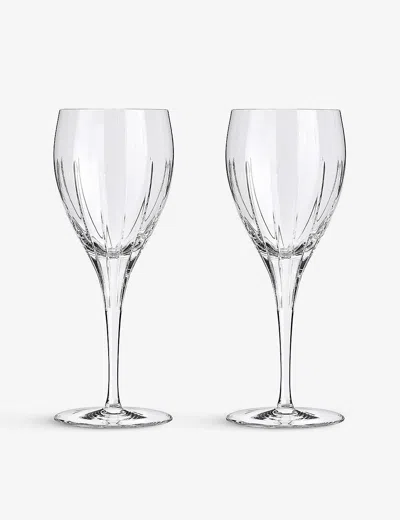 Christofle Iriana White Wine Water Glasses Set Of Two