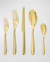 Christofle 5 Piece Place Setting, Gold Tone In Gold
