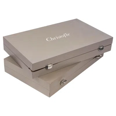 Pre-owned Christofle Large  Service In Original Boxes. In Gray
