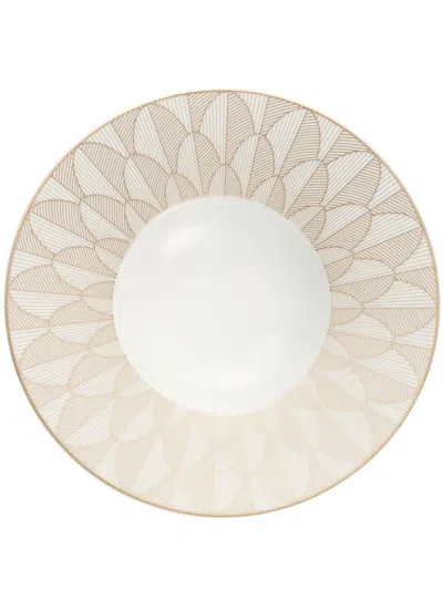 Christofle Large Malmaison Impériale Rim Plate In 白色