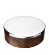 Christofle Large Silver-plated Wood Uni Box In Silver