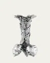 Christofle Les Collections Historiques Silver-plate Carrot Bunch Vase In Metallic