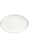 Christofle Malmaison Impériale Oval Platter In Weiss