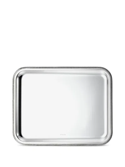Christofle Malmaison Rectangular Tray In Silver