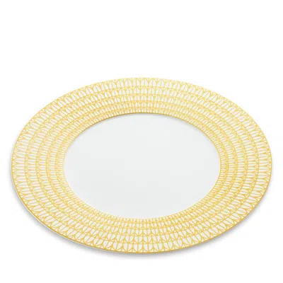 Christofle Malmaison Riviera Charger Plate In Yellow