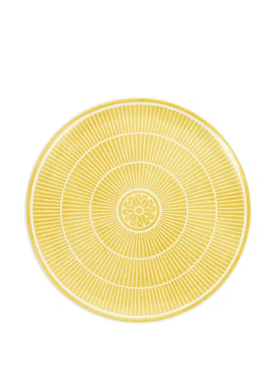 Christofle Malmaison Riviera Pie Dish In Yellow
