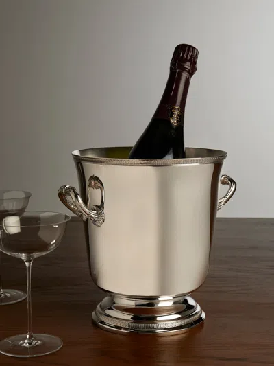 Christofle Malmaison Silver-plated 1-bottle Champagne Bucket