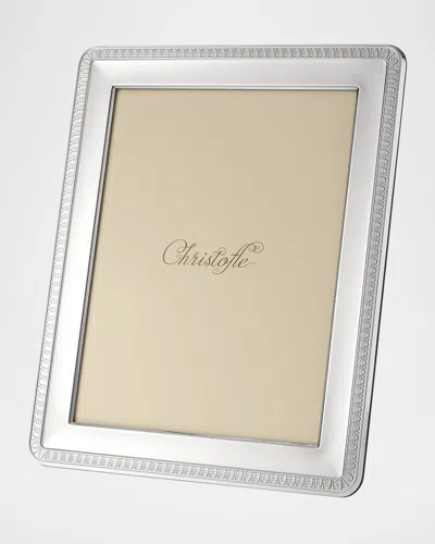 Christofle Malmaison Silver-plated Picture Frame, 7" X 9" In Metallic