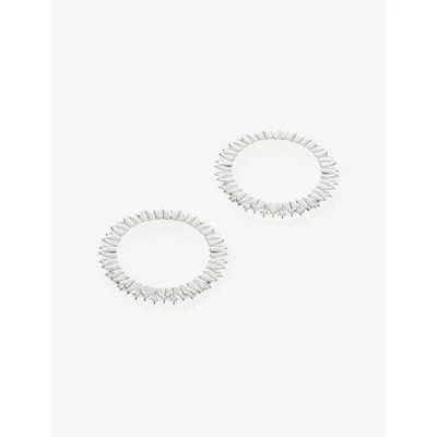 Christofle Malmaison Silver-plated Set Of 2 Palmettes Napkin Rings