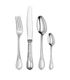Christofle Marly Silver-plated 24-piece Cutlery Set In Silver