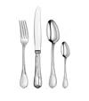 Christofle Malmaison 48-piece Silver-plated Flatware Set With Chest In Silver