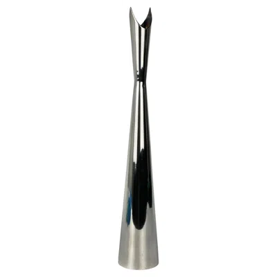 Pre-owned Christofle Mid Century  Silver Platted Bulb Vase