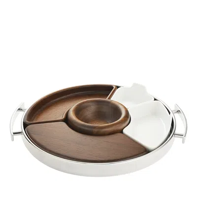 Christofle Mood Coffee Tray In White