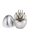 Christofle Mood Asia Silver-plated Stainless-steel Cutlery Set Of 24 In Silver