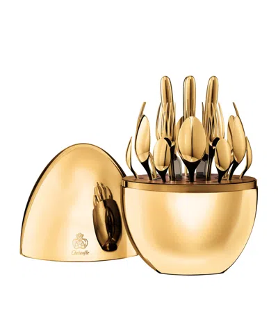 Christofle Mood Gold 24-piece Cutlery Set