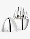 Christofle Mood London Silver-plated Stainless-steel Cutlery Set Of 24