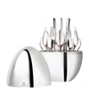 Christofle Mood New York 24-piece Canteen In Silver