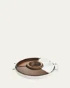 Christofle Mood Stainless-steel And Wood Coffee Tray 32cm