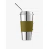 Christofle Objets Miroir Stainless-steel Coffee Cup 450ml In Silver
