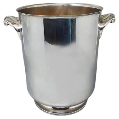Pre-owned Christofle Ormesson Silver Plated Ice Bucket, Gallia Collection