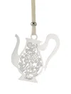 Christofle Mood Teapot 2024 Christmas Ornament In Silver