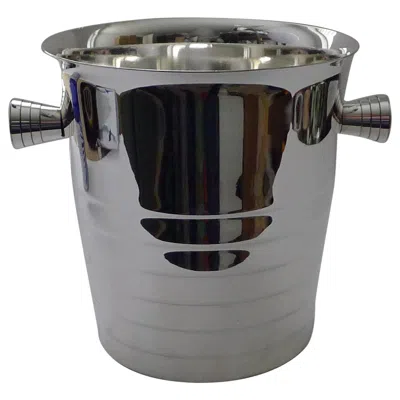 Pre-owned Christofle , Paris, Champagne Bucket / Wine Cooler, Folio In Silver