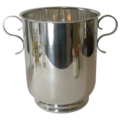 Pre-owned Christofle , Paris, Gallia Champagne Bucket / Wine Cooler, Art Deco Period In Silver