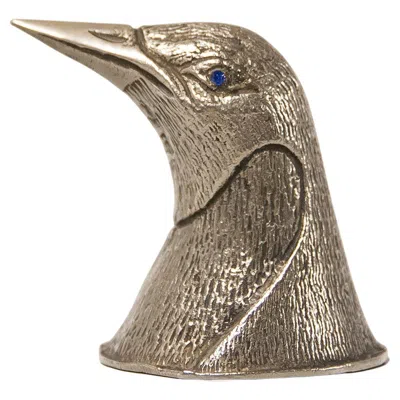 Pre-owned Christofle Penguin Silver Plated Bottle Opener For  1970s In Brown