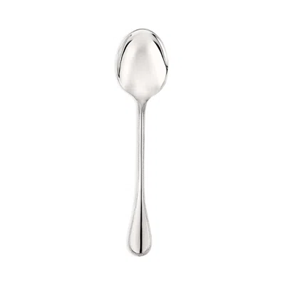 Christofle Perles Ii Serving Spoon In Silver