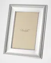 Christofle Silver-plated Perles Frame In Silver