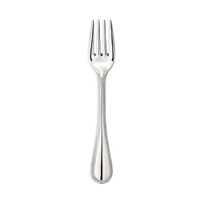 CHRISTOFLE PERLES SILVERPLATE SALAD FORK