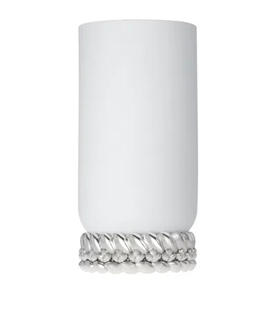 Christofle Large Porcelain Vase (30.5cm) In White
