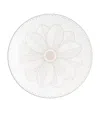 Christofle Porcelain Malmaison Platinum Impériale Bread Plate In Silver