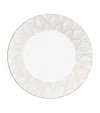 Christofle Malmaison Imperiale Porcelain Dinner Plate In Silver