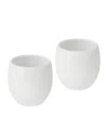 Christofle Porcelain Mood Espresso Cups (set Of 2)