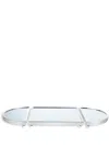 Christofle Sève D'argent Half-circle Serving Tray (32cm X 16cm) In Silber