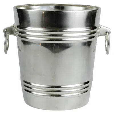 Pre-owned Christofle Silver Metal Champagne Bucket From The 1960s