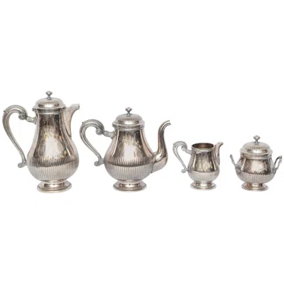 Pre-owned Christofle Silver Plate Coffee And Tea Set