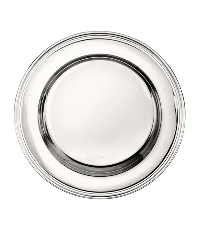 Christofle Silver-plated Albi Round Platter