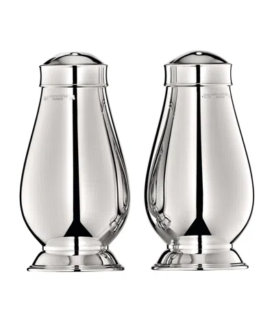 Christofle Silver-plated Albi Salt And Pepper Shakers In Metallic