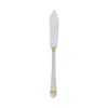 Christofle Silver Plated Aria Gold Fish Knife 1022-020 In Gold / Silver