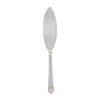 Christofle Silver Plated Aria Gold Fish Serving Knife 1022-079 In Gold / Silver