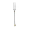 Christofle Silver Plated Aria Gold Serving Fork 1022-007 In Gold / Silver