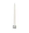 Christofle Silver-plated Babylone Candlestick Holder In Silver