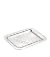 Christofle Silver-plated Graffiti Tray In Silver