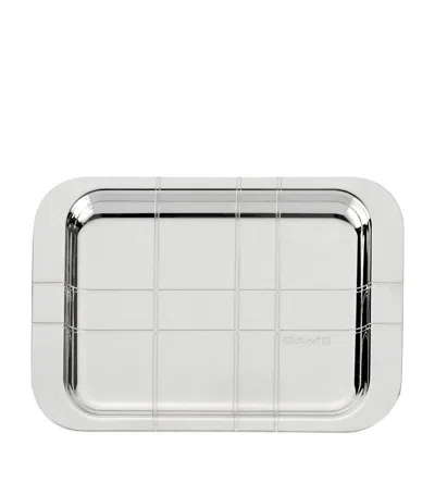 Christofle Silver-plated Graphik Tray (15cm X 10cm)