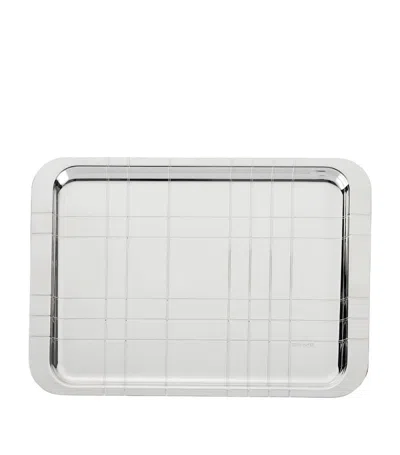 Christofle Silver-plated Graphik Tray (30cm X 20cm)