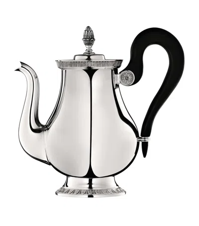 Christofle Silver-plated Malmaison Teapot In Gray