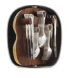 Christofle Silver-plated Shell Carrousel Cutlery Set In Silver