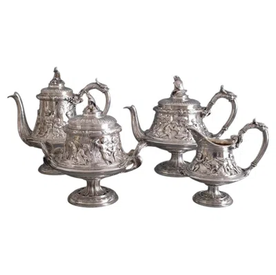 Pre-owned Christofle - Silver Plated Tea And Coffee Set 19th Century
